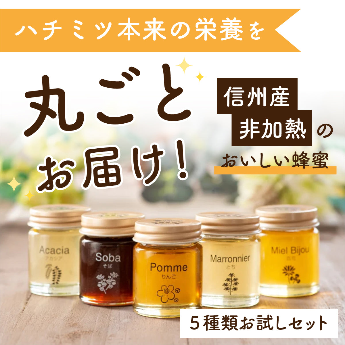 国産蜂蜜の通販・お取り寄せは【蜂蜜専門店】信州蜂蜜本舗